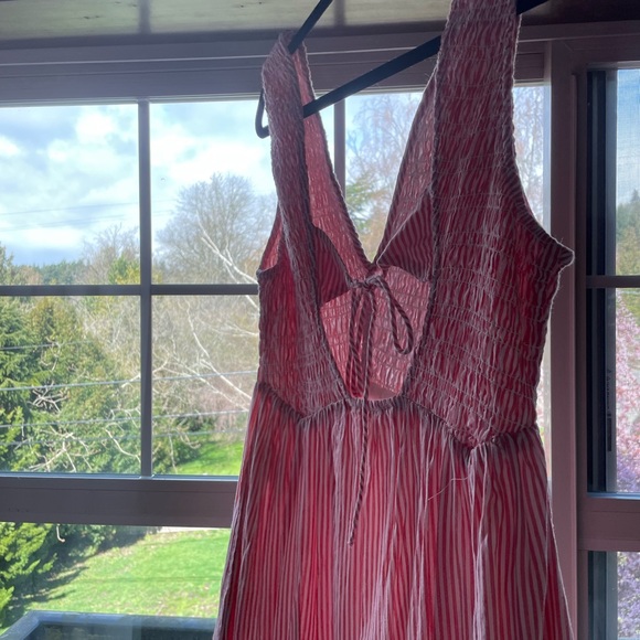 Free people Juno Maxi Dress in Guava Combo NWOT - Picture 6 of 7